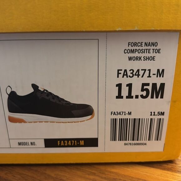 Carhartt Black Force Nano Composite Work Utility Shoe Size 11.5 - Picture 11 of 12